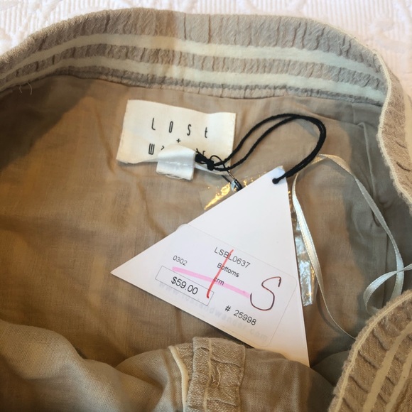 NWT Summer Linen Striped Skirt - Picture 4 of 7